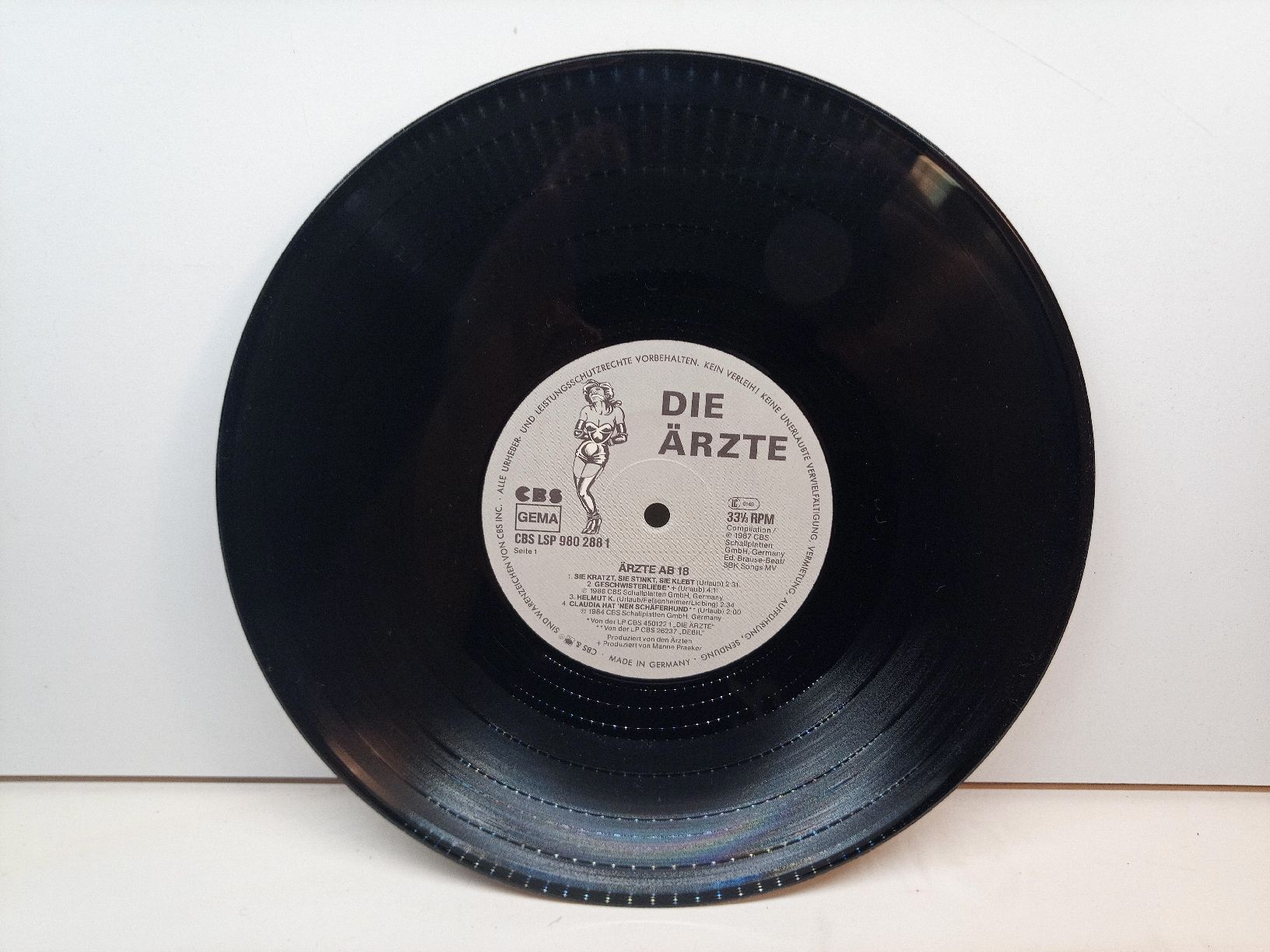 Schallplatten: Die Ärzte - AB 18                Vinyl LP 1987 – Gebraucht aus basel von markusb07 4