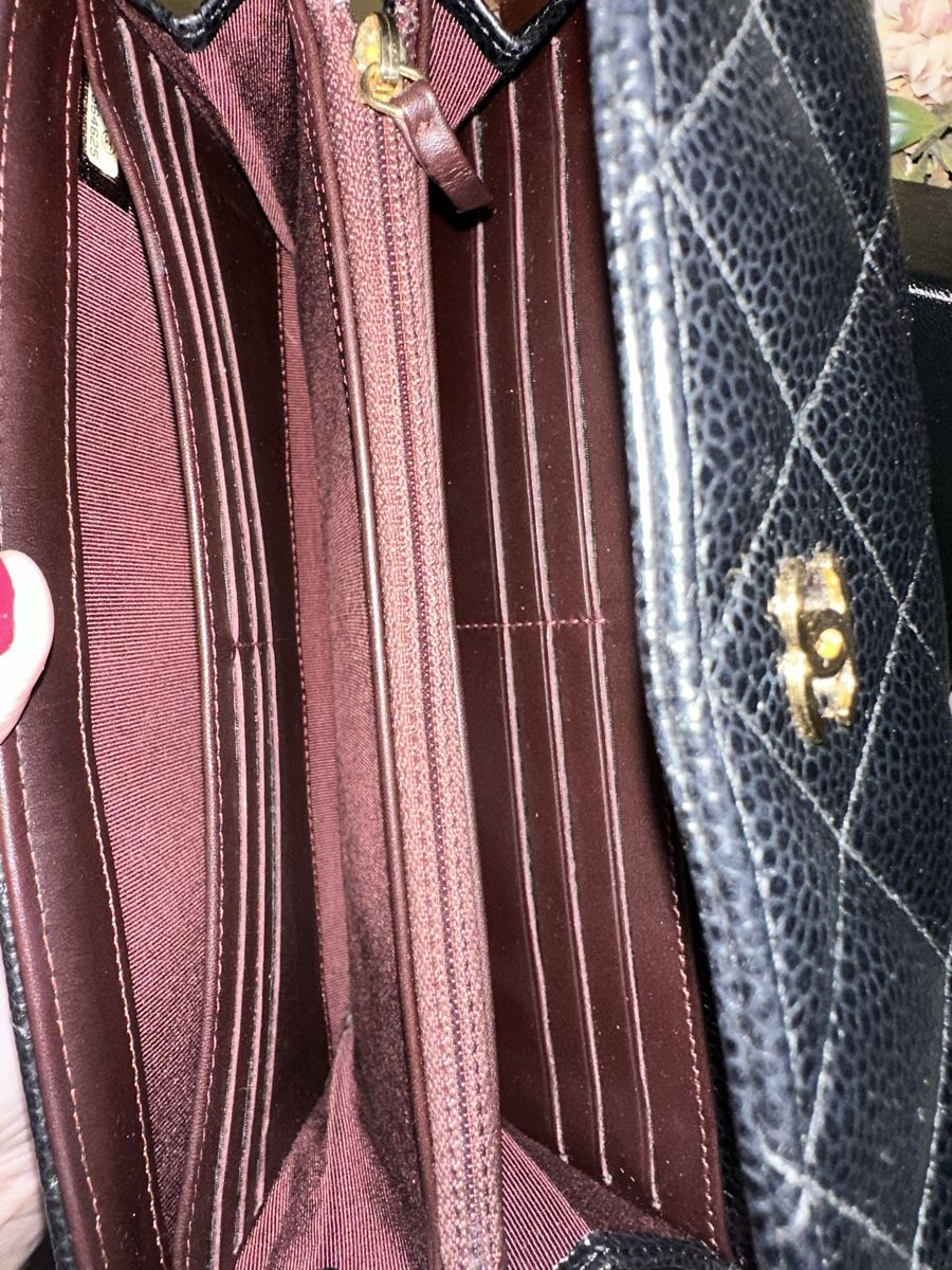Chanel Portamonete: Chanel Sara Long Wallet – Usato da Frümsen venduto da Swissline90 5