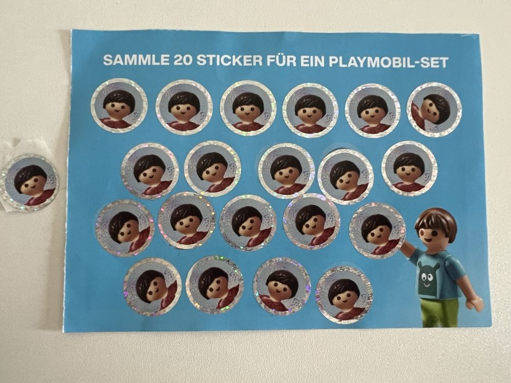 21 Sticker für ein Playmobil-Set (Neu und originalverpackt) in Worben ...