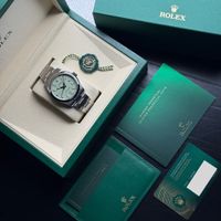 Unworn Rolex Oyster 41mm Pistachio 7/26 FULLSET