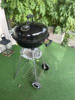 Kugelgrill Holzkohle schwarz fahrbar inkl. Holzkohle