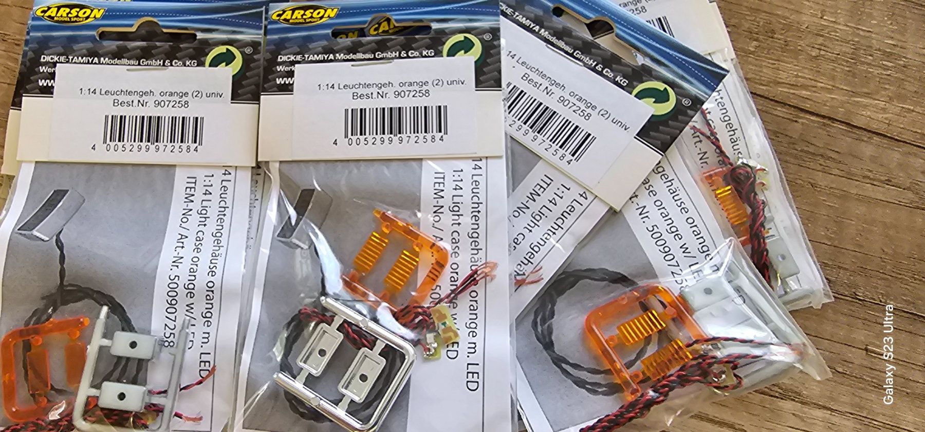 Carson RC Kits de montage: Carson Leuchtgehäuse orange – Neuf avec emballage d'origine à Wädenswil par allesmussraus01
