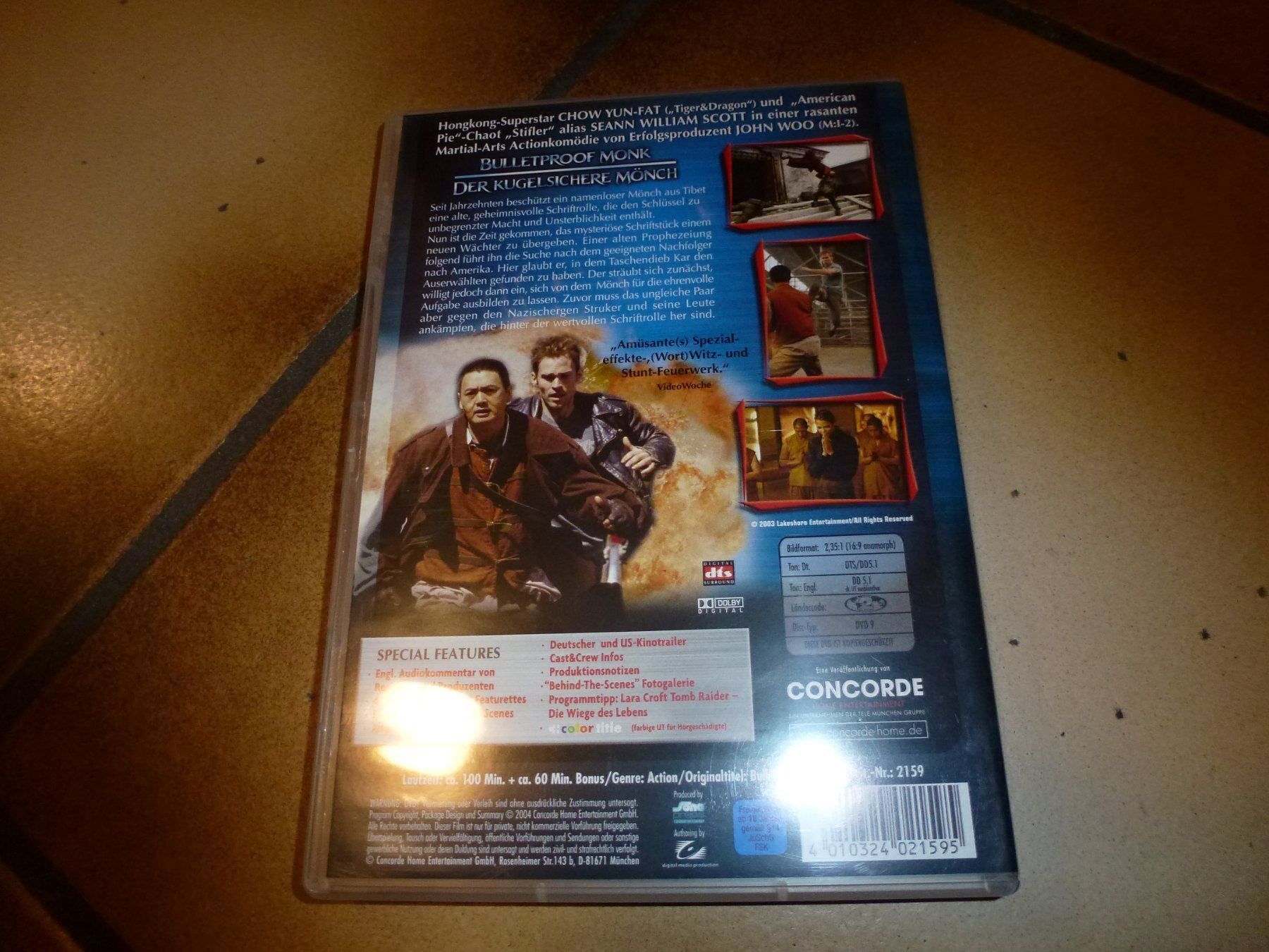 Tutti i DVDs: Bulletproof Monk der kugelsichere Mönch – Usato da Olten venduto da Disc-Verkauf 2