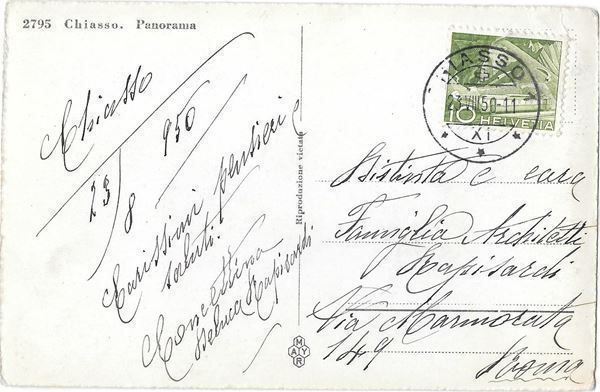 Cartoline postali: Chiasso Panorama – Usato da Olten venduto da clotaldi 1