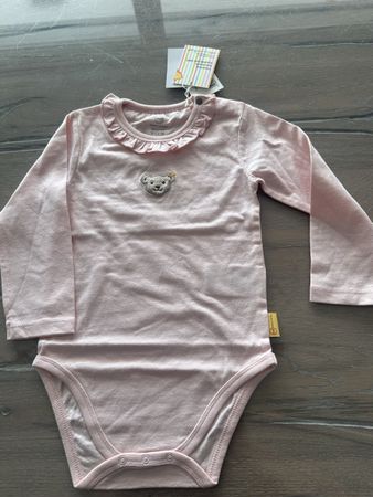 NEU Steiff Body rosa Grösse 80 9-12 M mit Etikett 🐻🤍🐻‍❄️