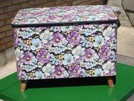 VINTAGE TRUHE KISSEN BOX DESIGNKLASSIKER