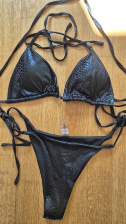 Bikini schwarz Gr L