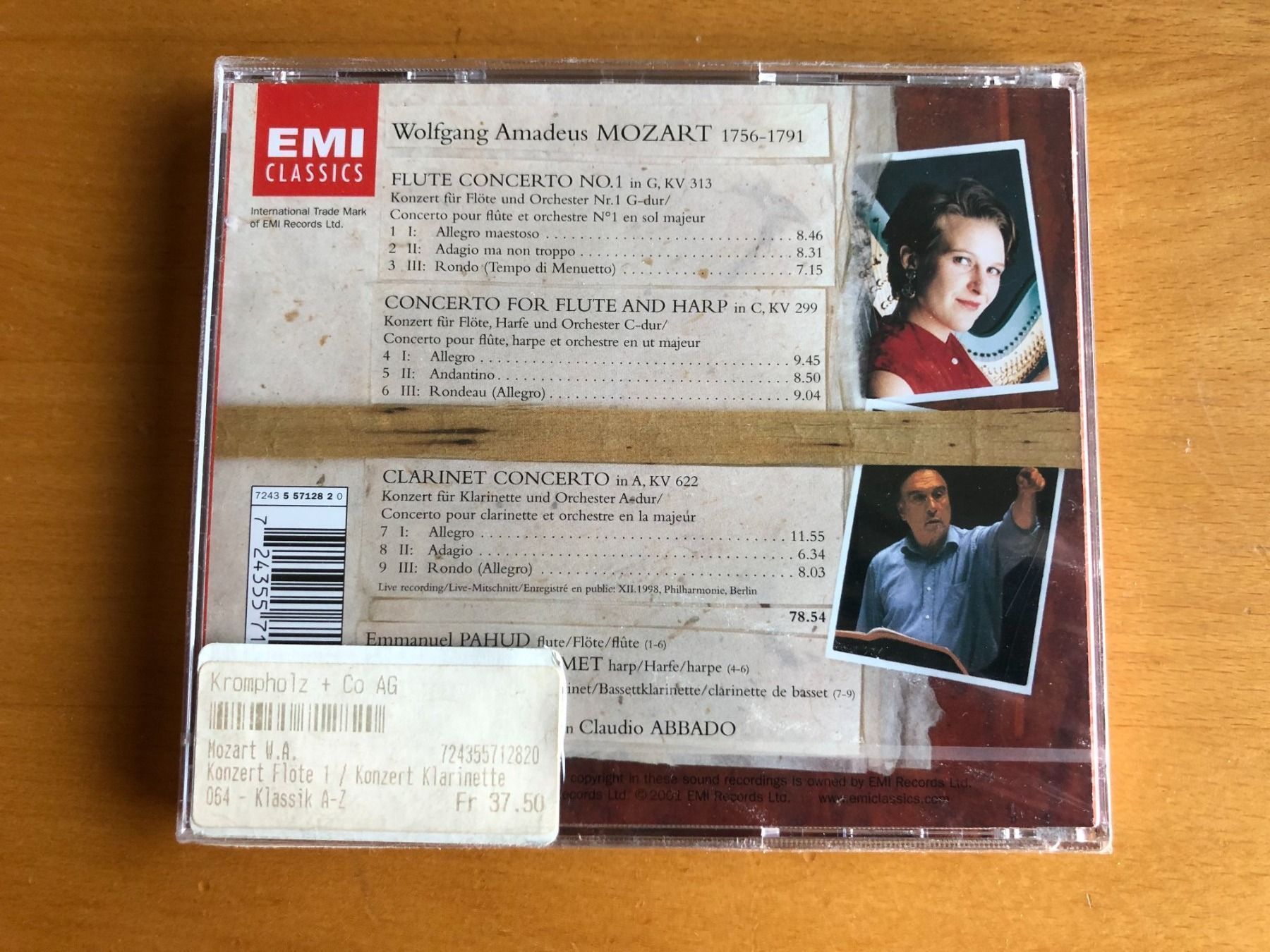 CD: CD Classic "Wolfang Amadeus Mozart" – Nuovo e nell'imballaggio originale da Hagendorn venduto da Teora66 1