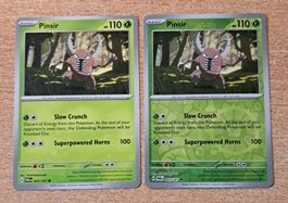 2 cartes Pokémon Pinsir -TWM 003/167