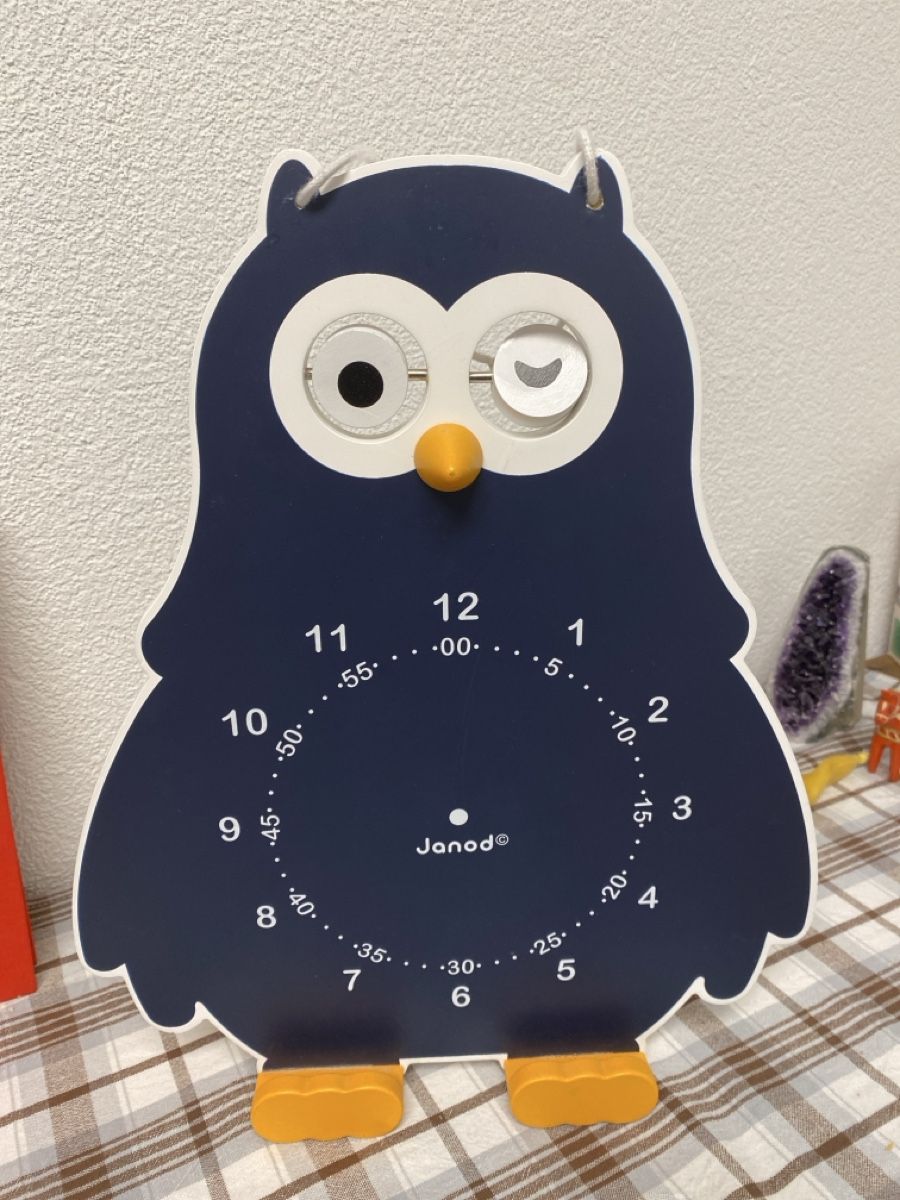 Janod Giocattoli: Lernuhr Owly Clock Janod – Usato da Zumikon venduto da Teuchter 1