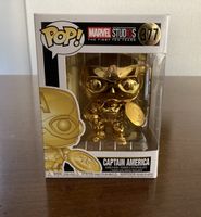 Funko PoP Captain America Gold #377 Figur Marvel Studios Age
