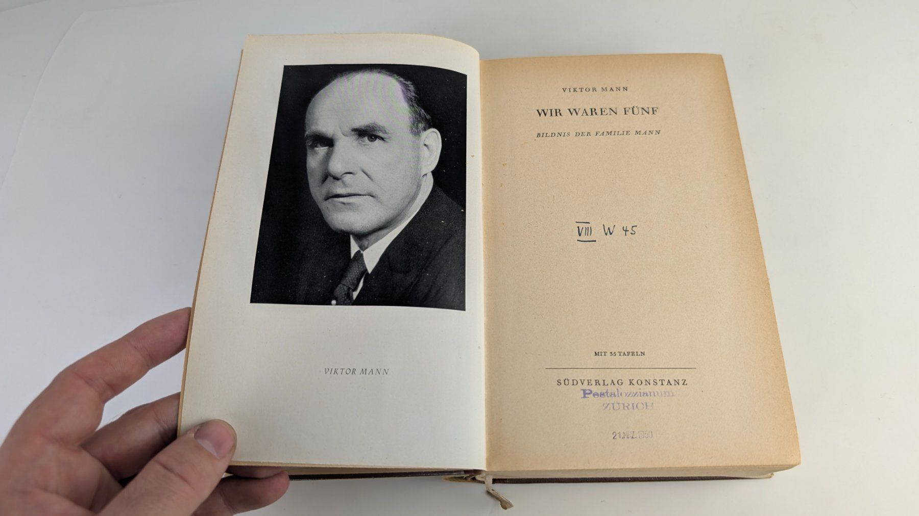 Bücher: Wir waren fünf, 1949 Viktor Mann – Gebraucht aus Zürich von 1.Simon 4