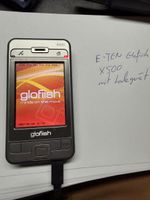E-TEN Glofiish X500 mit Akku, micro SD, Pen und Lasegerät