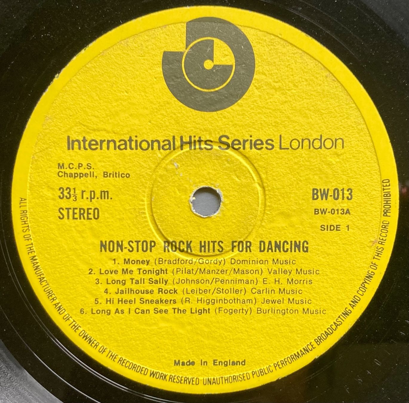 Dischi in vinile: DIVERS ARTISTES - NON-STOP ROCK HITS FOR DANCING – Usato da Poliez-Pittet venduto da Newtown-Records 2