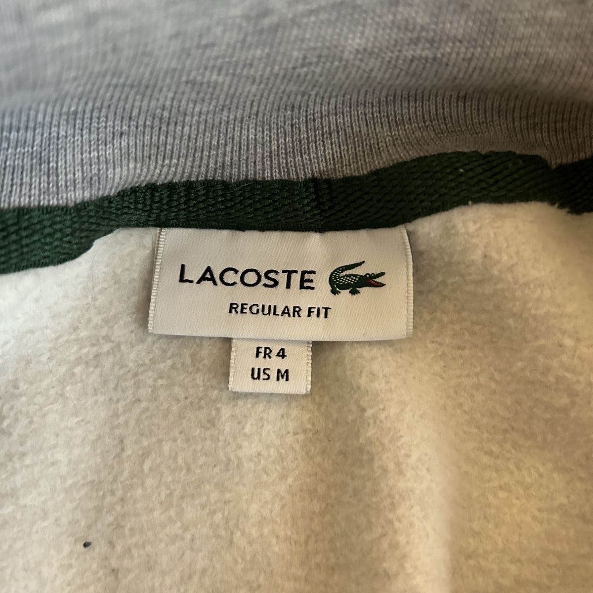 Lacoste Maglioni & Felpe: Lacoste Sweatjacke grau – Usato da Bremgarten b. Bern venduto da jan_mb6v 2