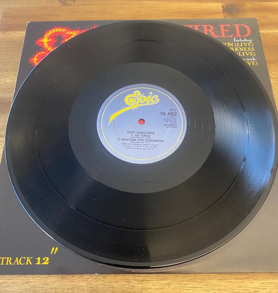 Schallplatten: Ozzy Osbourne So Tired Maxi Single 1984 – Gebraucht aus Belp von B7L0 2