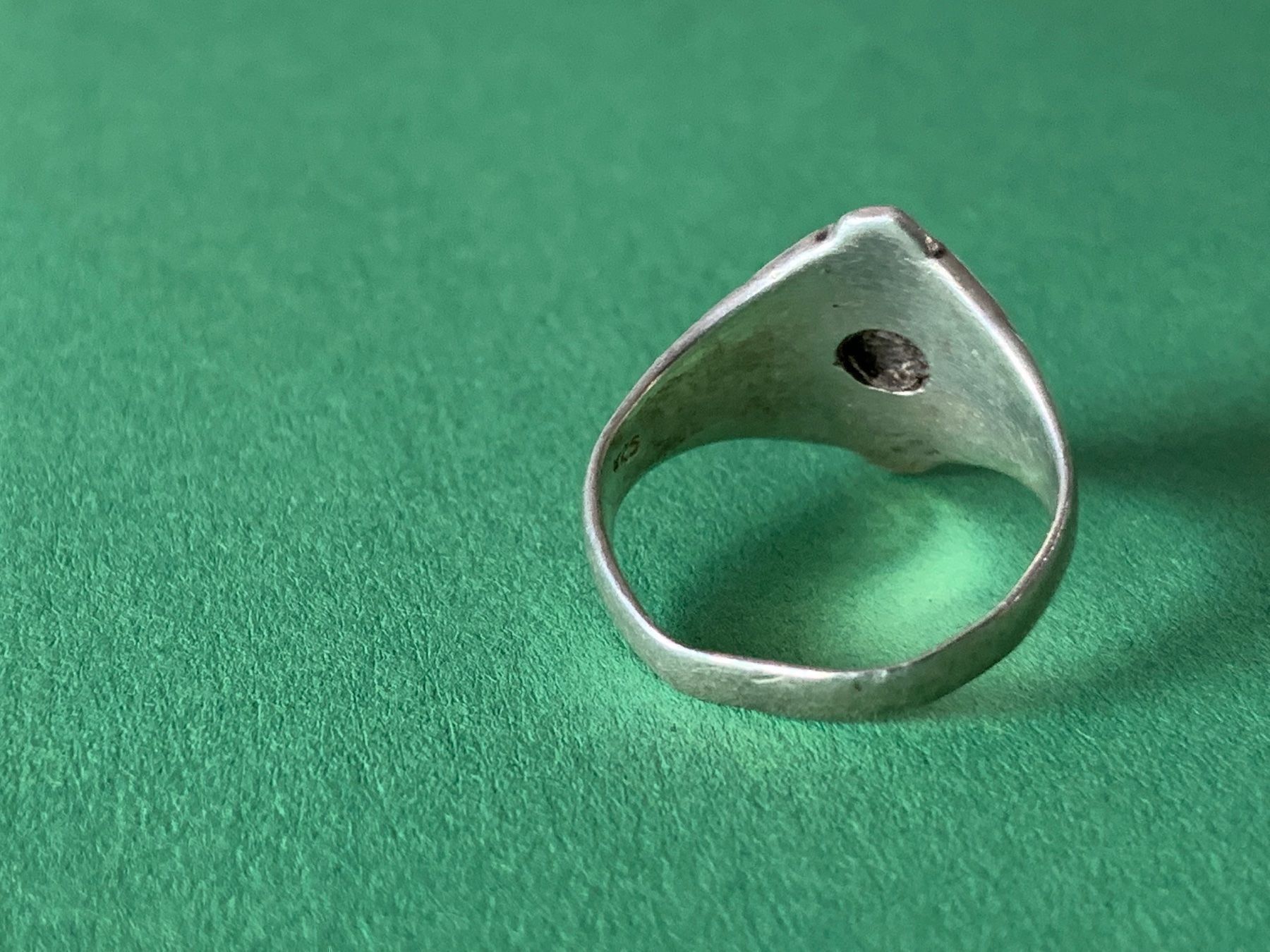 Bagues: Silberring malachit (rg 54) sterling – D'occasion à Dittingen par Bellevista 2