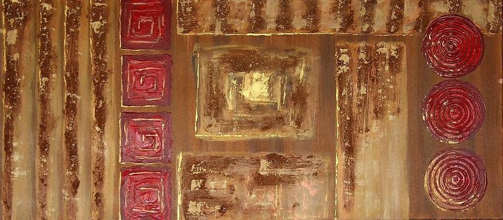 Dipinti: Acrylbild abstrakt und modern – Usato da Romanshorn venduto da Besan