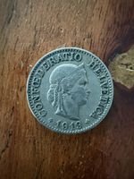 Münz 10 Rappen Helvetia 1919 guter Zustand
