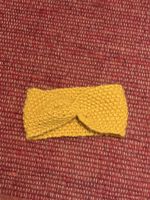 Cashmere Mustard Yellow Knitted Headband