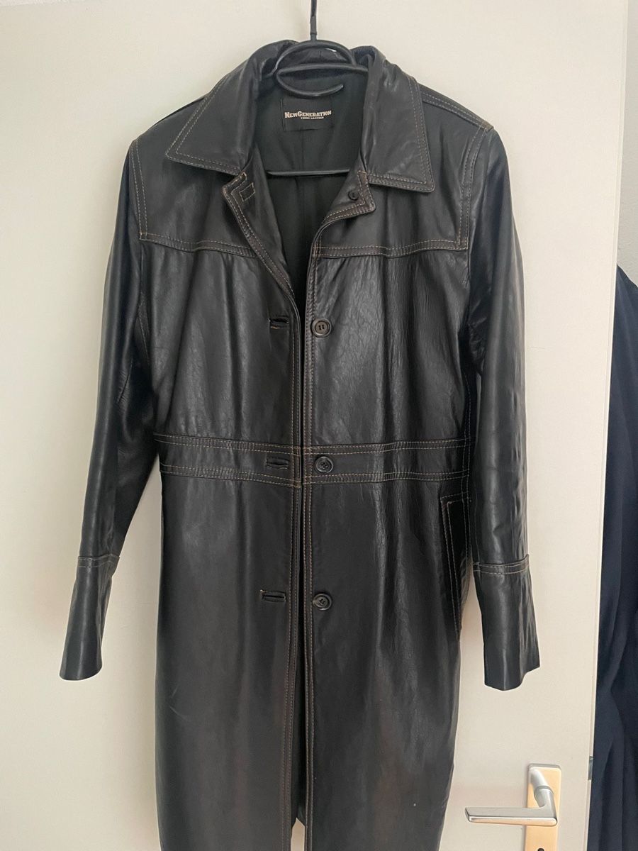 Cappotti: Vintage Leder Mantel/Jacke – Usato da Zürich venduto da joa_7xds 1