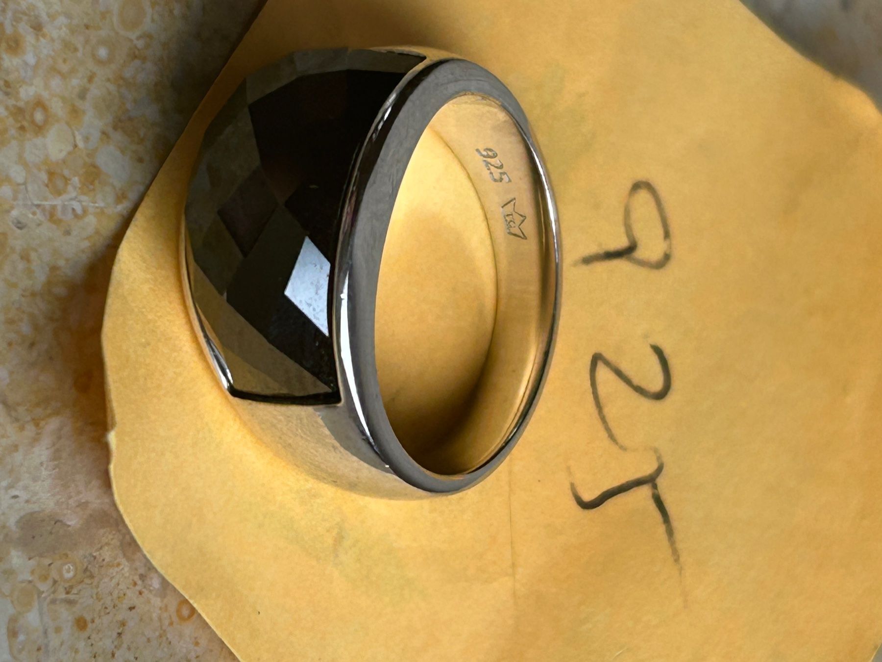 Anelli: Silberring BLACK Schimmer (56) – Usato da Laufen venduto da Bellavitaboom 9