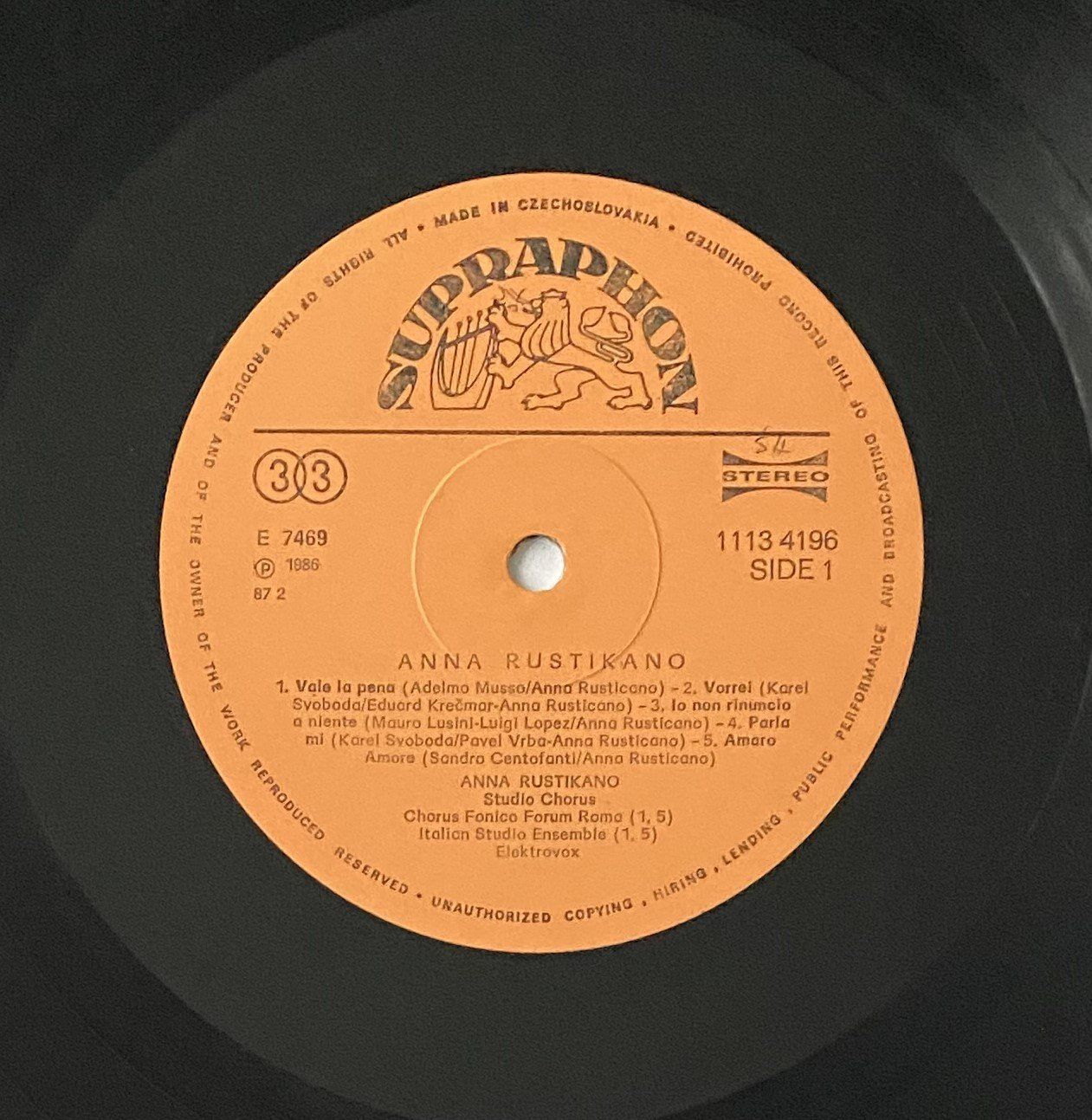 Dischi in vinile: Anna Rustikano (Czechoslovakia Release!!!) – Usato da Flums venduto da Empe1 2