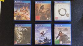 RPG & Strategie PS4 Bundle (7 Spiele)