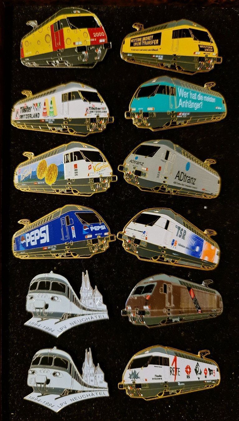 SBB/CFF/FFS Modellini di ferrovie: Pin's Schmid Muller Design – Nuovo (secondo la descrizione) da Cortaillod venduto da signep 5