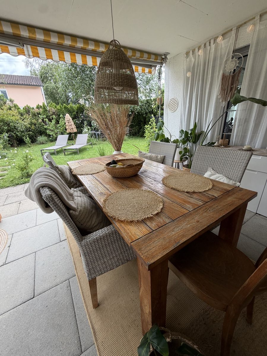 Sedie: 4 hochwertige Polyrattan-Gartenstühle – Usato da Amriswil venduto da nic_vq6k 4