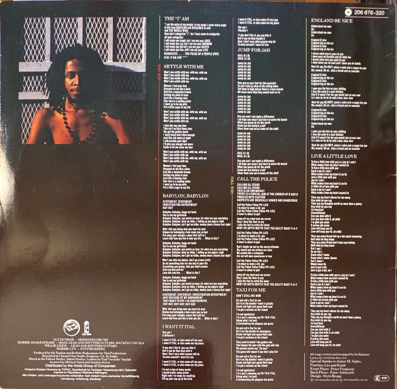 Dischi in vinile: Ini Kamoze * Statement (LP) – Usato da Wettswil venduto da osoma99 1
