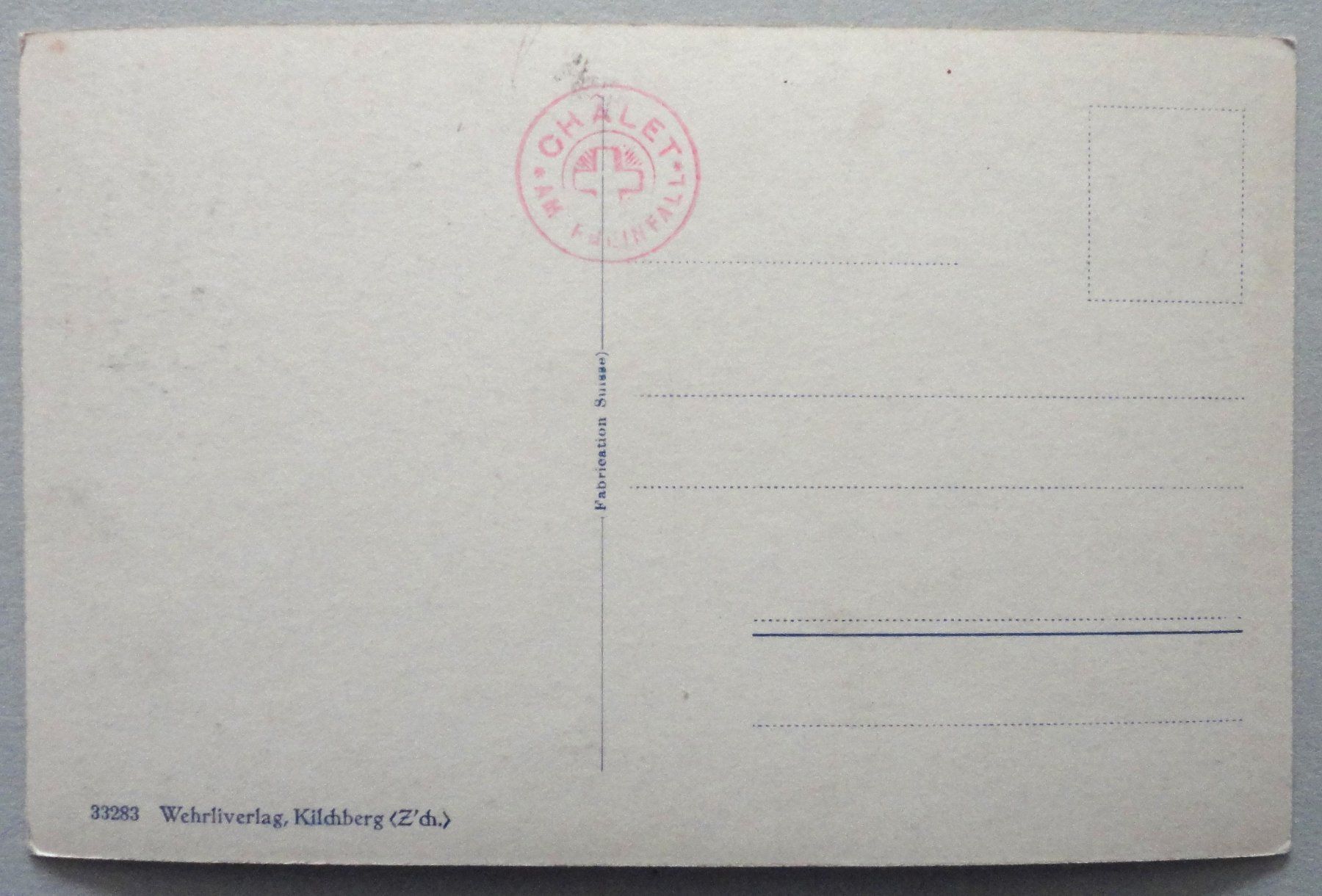 Cartoline postali: Rheinfall – Usato da Fétigny venduto da Billy2miny 1