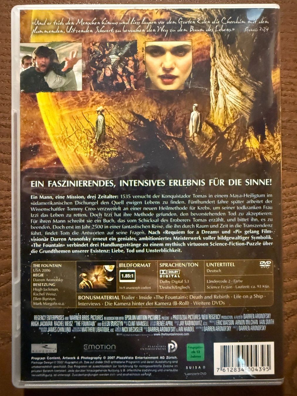 Tutti i DVDs: The Fountain – Usato da Zürich venduto da FilmFreunde 1