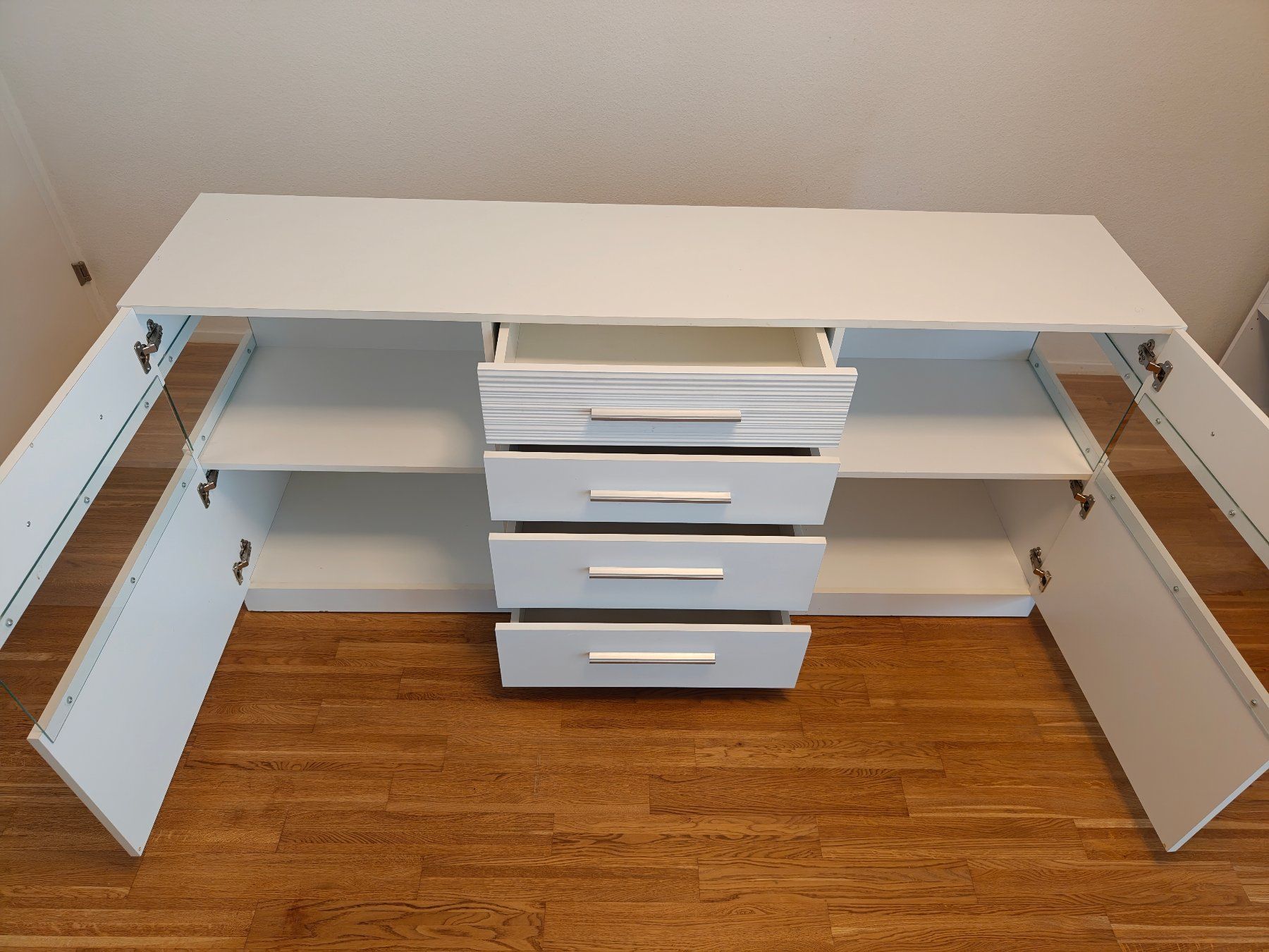 Cassettiere: Kommode Sideboard Weiss Glas – Usato da Wallisellen venduto da m00ds 3