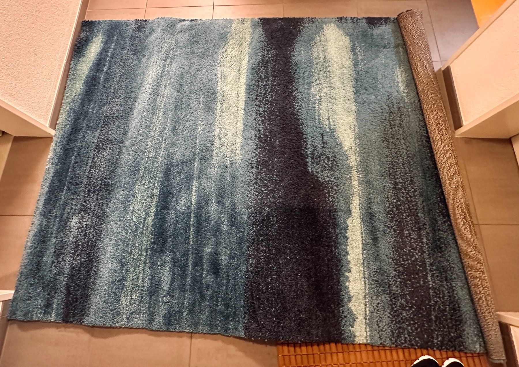 Tappeti: Sönderöd Teppich IKEA, blauer Farbverlauf – Nuovo (secondo la descrizione) da Rüti ZH venduto da Billy015 3