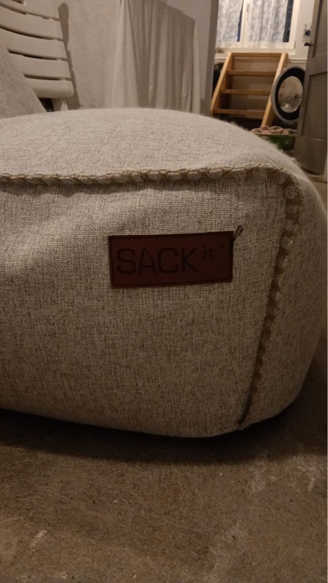 Sedie: SACKit Canvas Lounge Sitzsack Grau – Usato da Baden venduto da jessicachrist 4