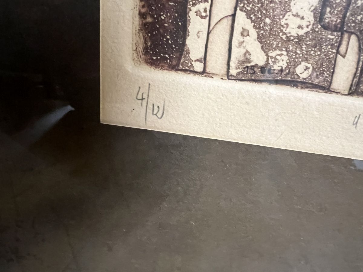 Grafica & Litografie: CATHERINE COOK LITHOGRAPHIE SIGNÉE ET DATÉE 74 – Usato da Genève venduto da Qanil77 4