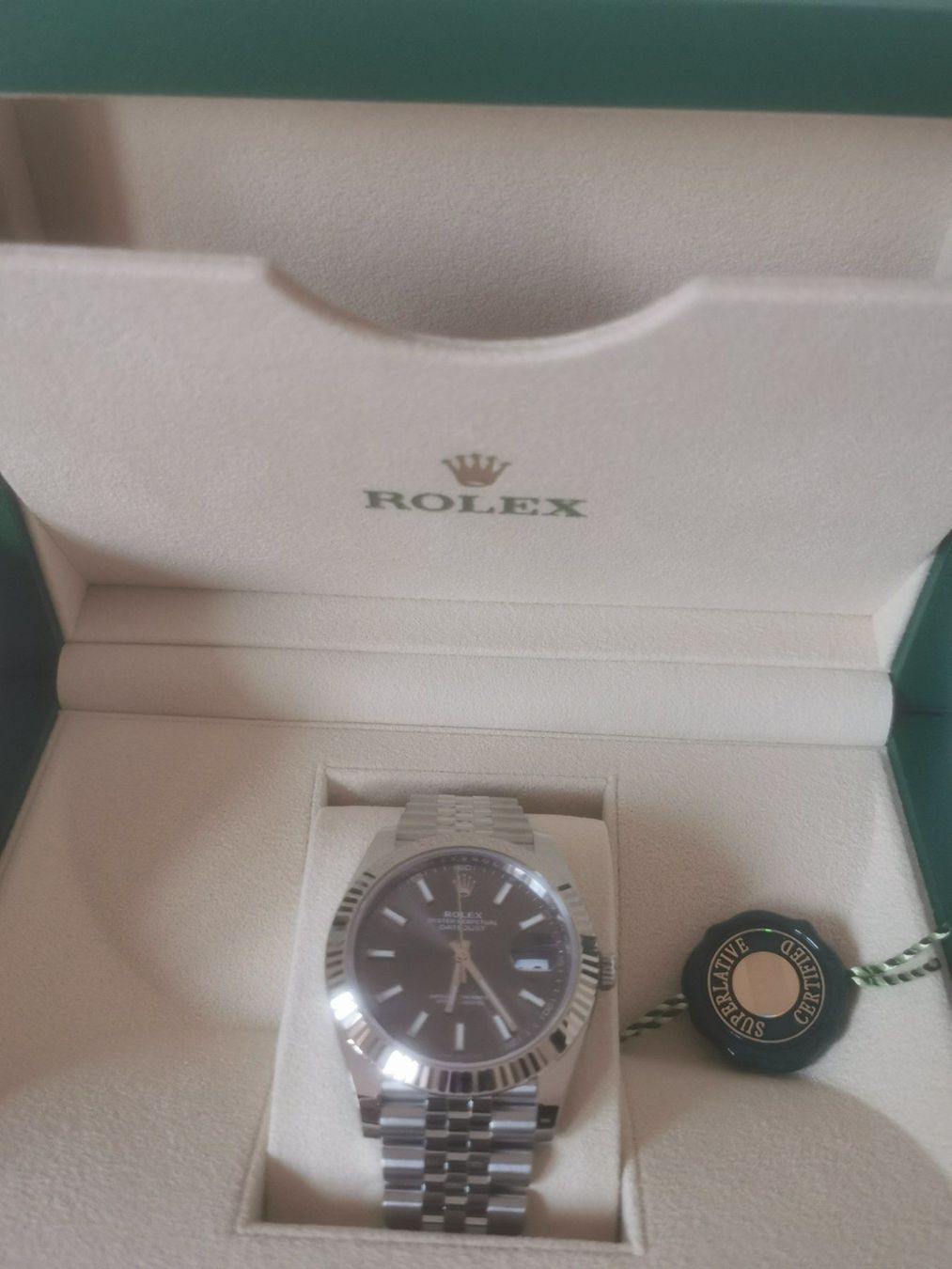 Rolex Orologi: New - Rolex Datejust 41mm ardoise – Nuovo e nell'imballaggio originale da Morges venduto da smilux106 4