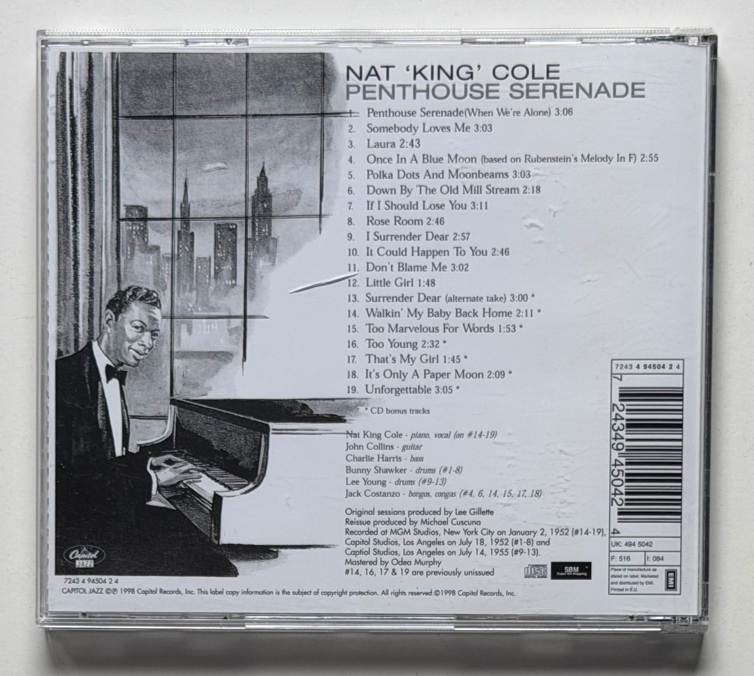 CD: Nat King Cole / Penthouse Serenade – Usato da Näfels venduto da rottabi 1