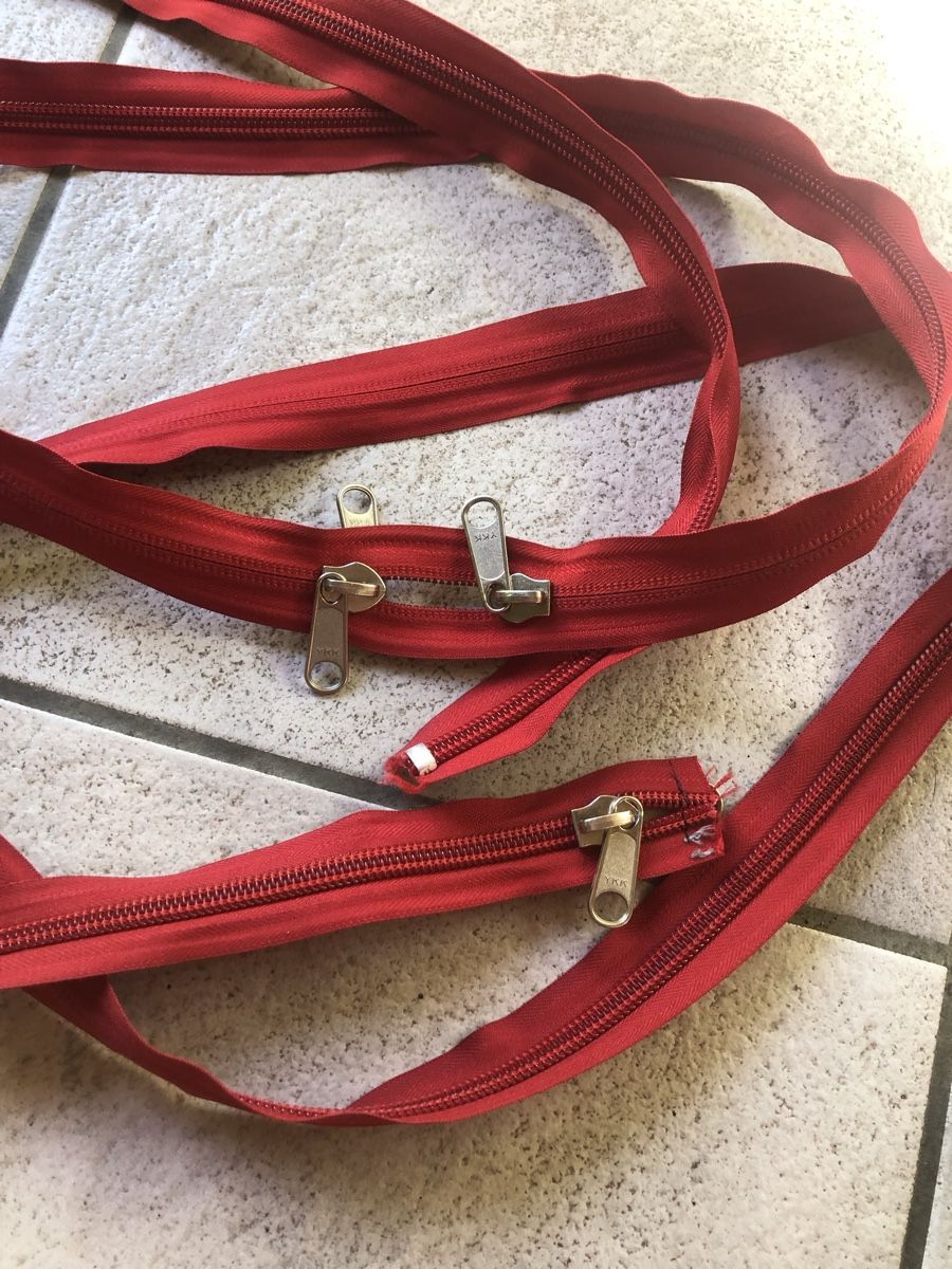 Nastri decorativi: Roter Reissverschluss, Länge 4 Meter – Nuovo (secondo la descrizione) da Eglisau venduto da Vidal_sosun 3