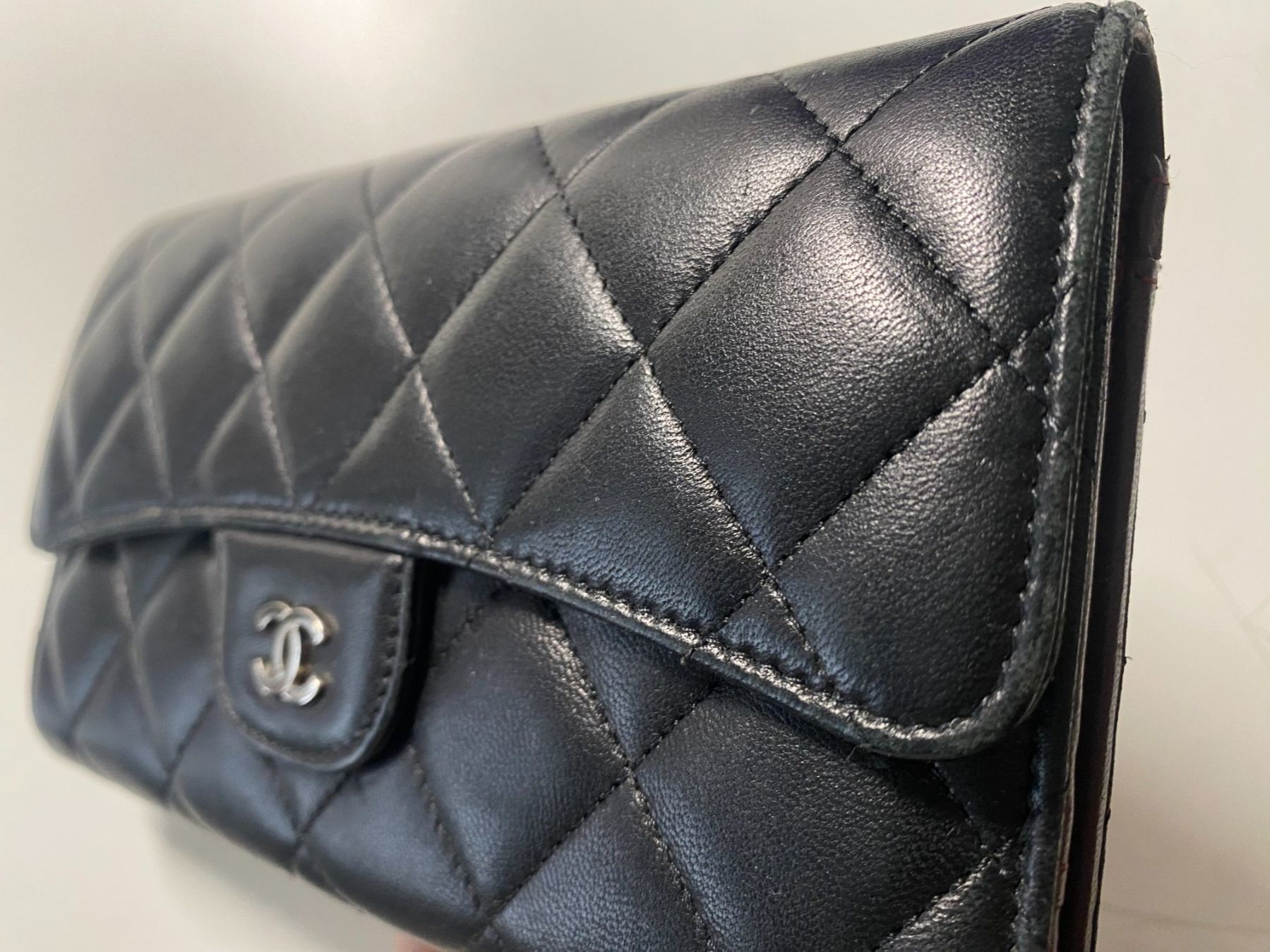 Chanel Portamonete: Chanel Brieftasche schwarz 11x18 cm – Usato da Uitikon Waldegg venduto da uvuhevis75 4