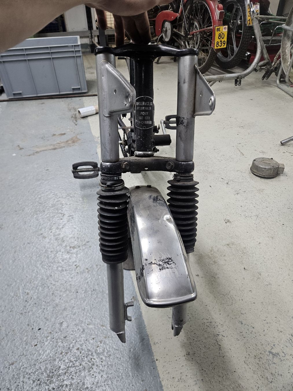 Pony Cyclomoteurs: Pony GTX Sachs 503 Rahmen  – D'occasion à Mellingen par jea_hkf9 7