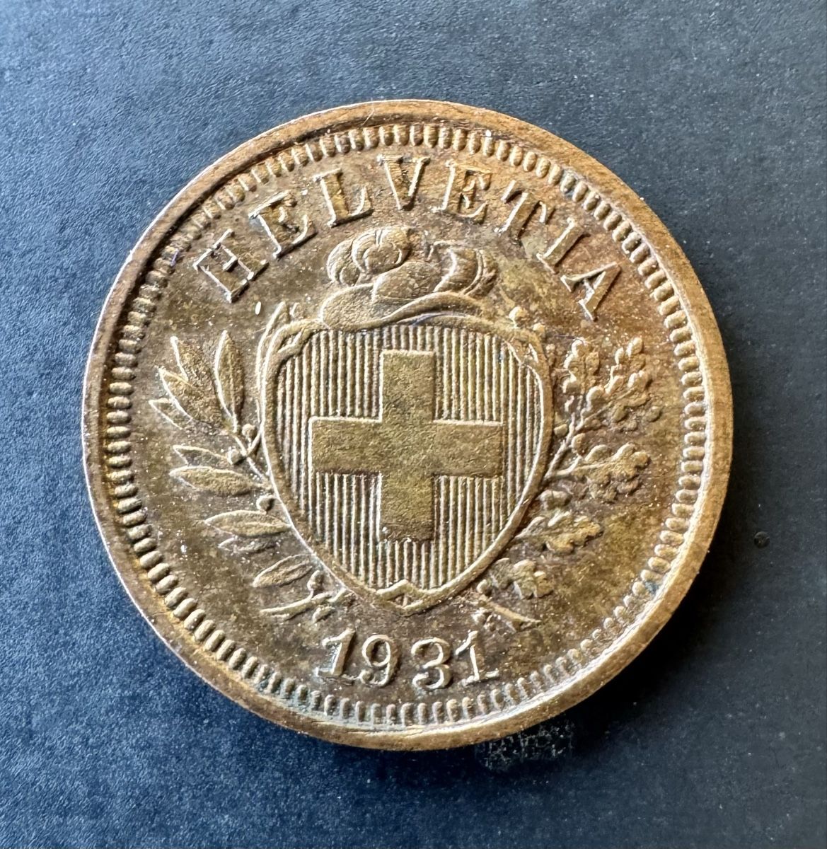 Toutes les monnaies: 1 Rappen 1931 – D'occasion à Meilen par coins4sale