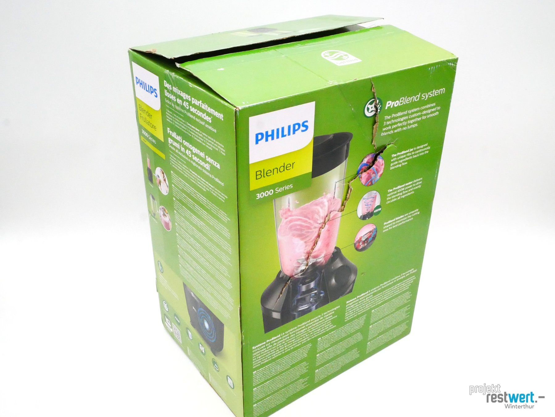 Philips Elettrodomestici da cucina: PHLIPS 3000 Serie Standmixer, schwarz – Usato da Winterthur venduto da Restwert_Winterthur 5