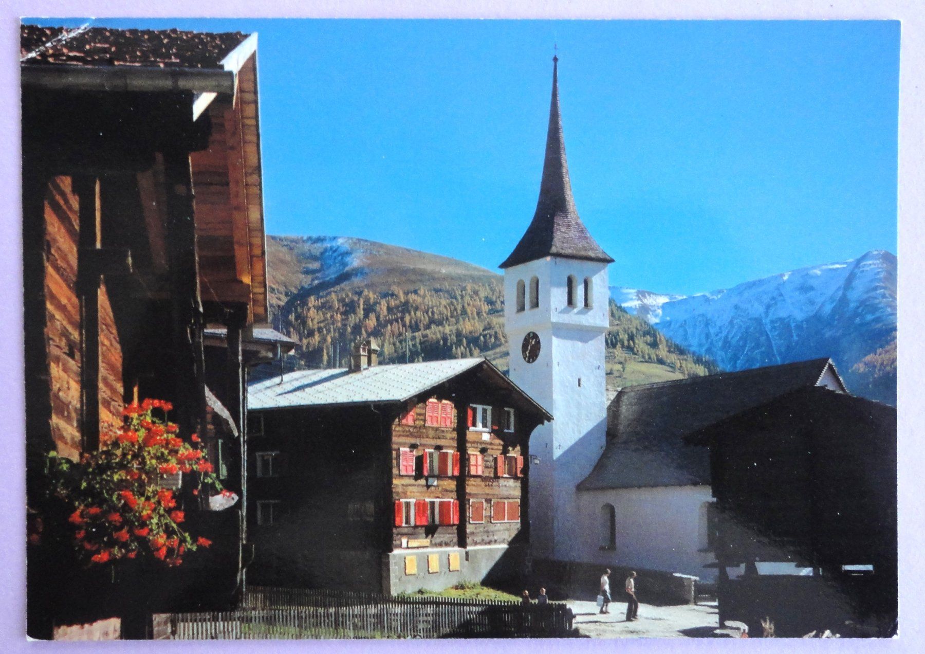 Cartoline postali: Bellwald 1559 m, Kirche – Usato da Fétigny venduto da Billy2miny