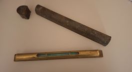 Antike Wasserwaage, Messinstrument mit Etui, Rarität!