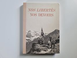 Livre Nos libertés nos devoirs, livre scolaire 1973