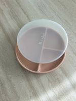NMoonkie Silikon Kinderteller, Baby Saugnapf blush