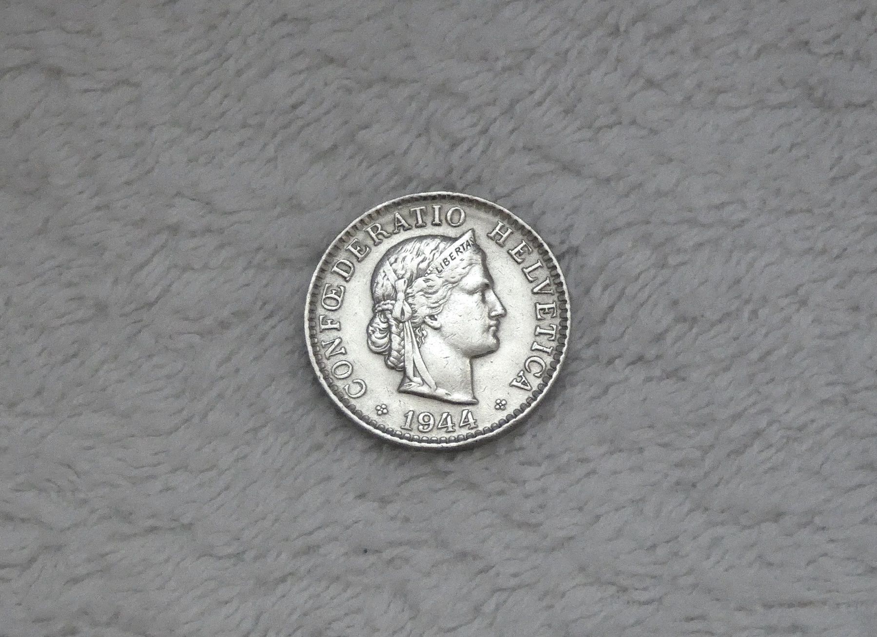 Tutti le monete: 20 centimes/Rappen 1944 – Usato da Nyon venduto da Ilmi09