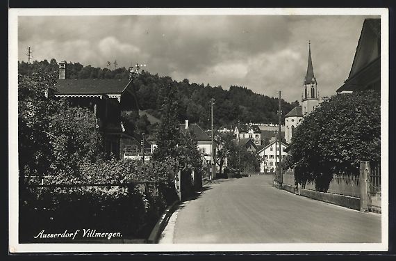 Cartes postales: Villmergen, Ausserdorf, Strassenpartie m – D'occasion à Berlin par bartko-reher